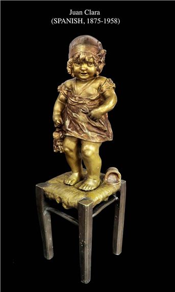 Juan Clara (Spanish 1875-1958) Bronze Sculpture, Signed by Joan Clará Ayats‏