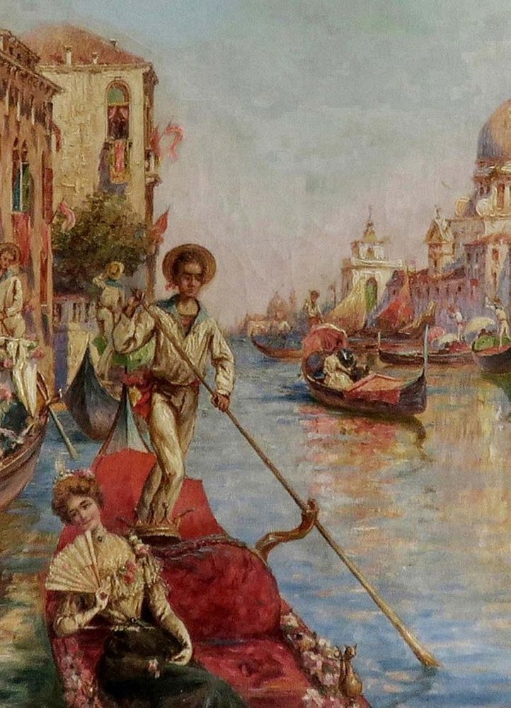 George Vivian | A Gala Day O/C Painting By George Vivian. 19th C (19 ...