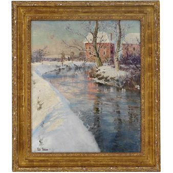 Fransk vinter - Frits Thaulow