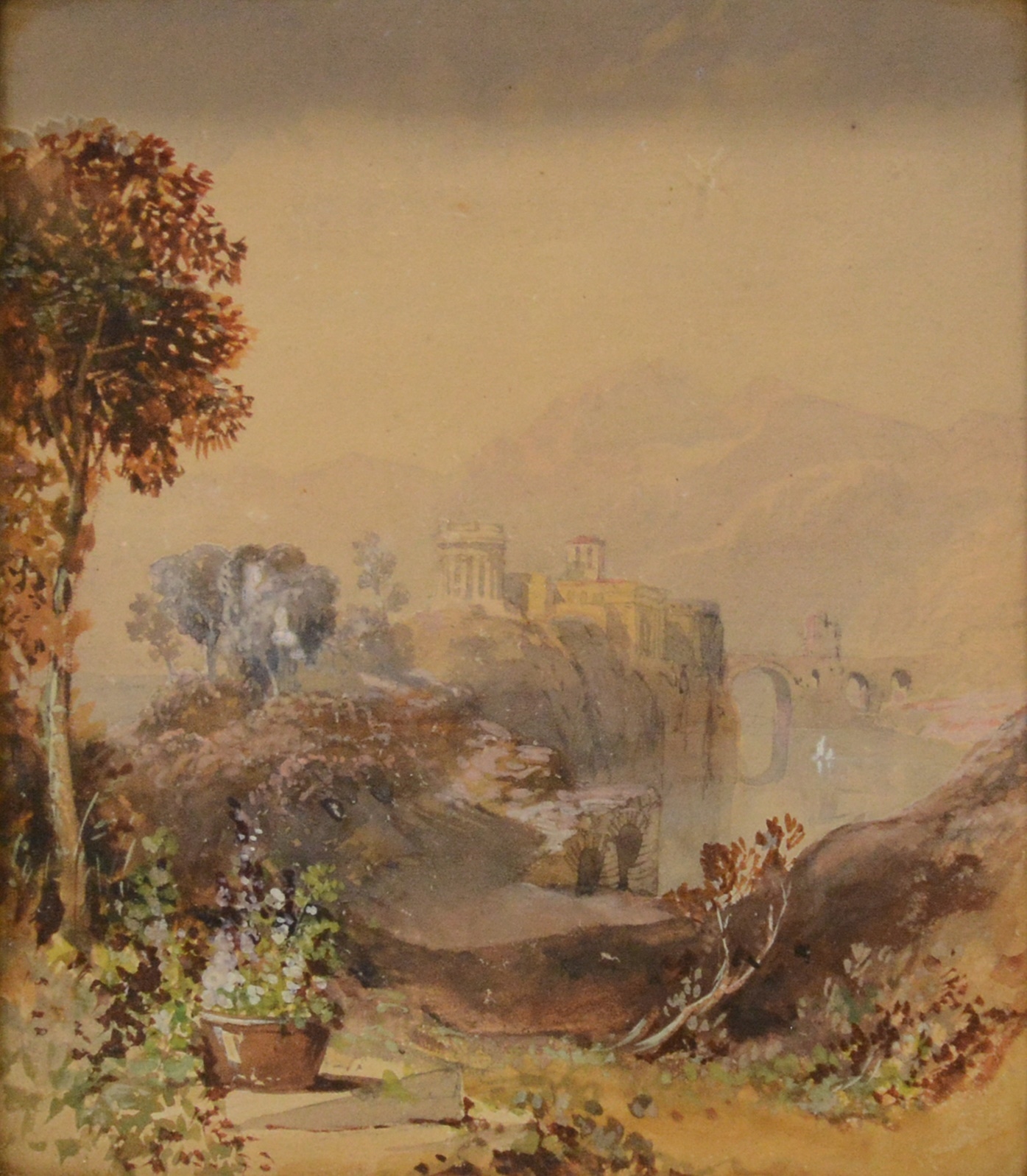 George Clarkson Stanfield | An Italian ruin | MutualArt