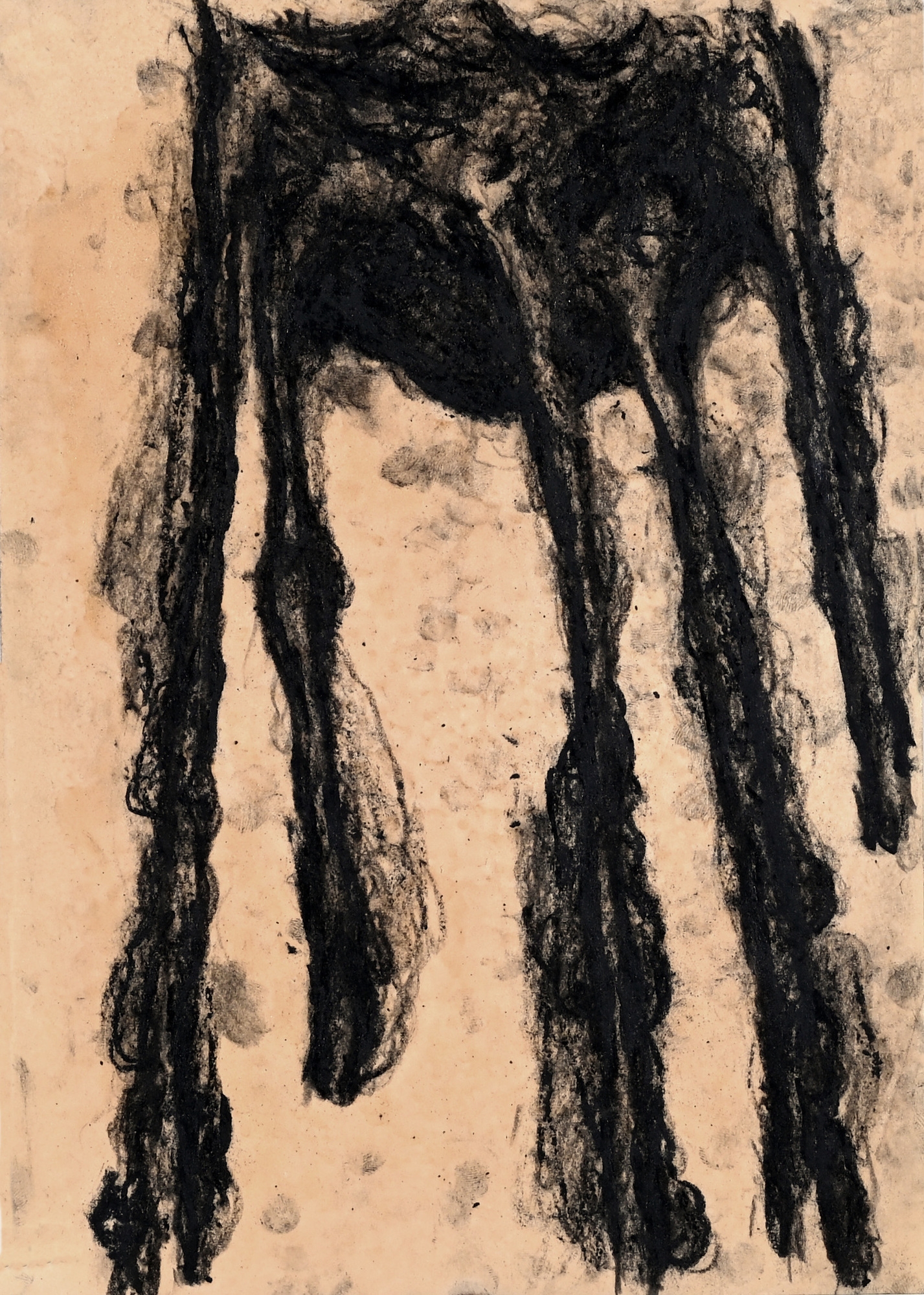 Artwork by Peter Kamm, Untitled, Made of charcoal on paper