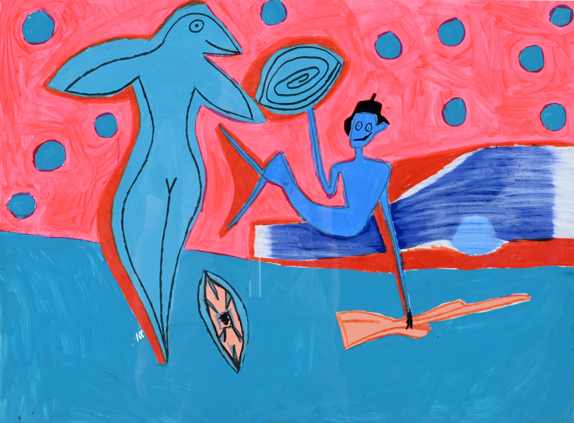 Artwork by Klaudia Schifferle, Untitled, Made of Gouache on paper