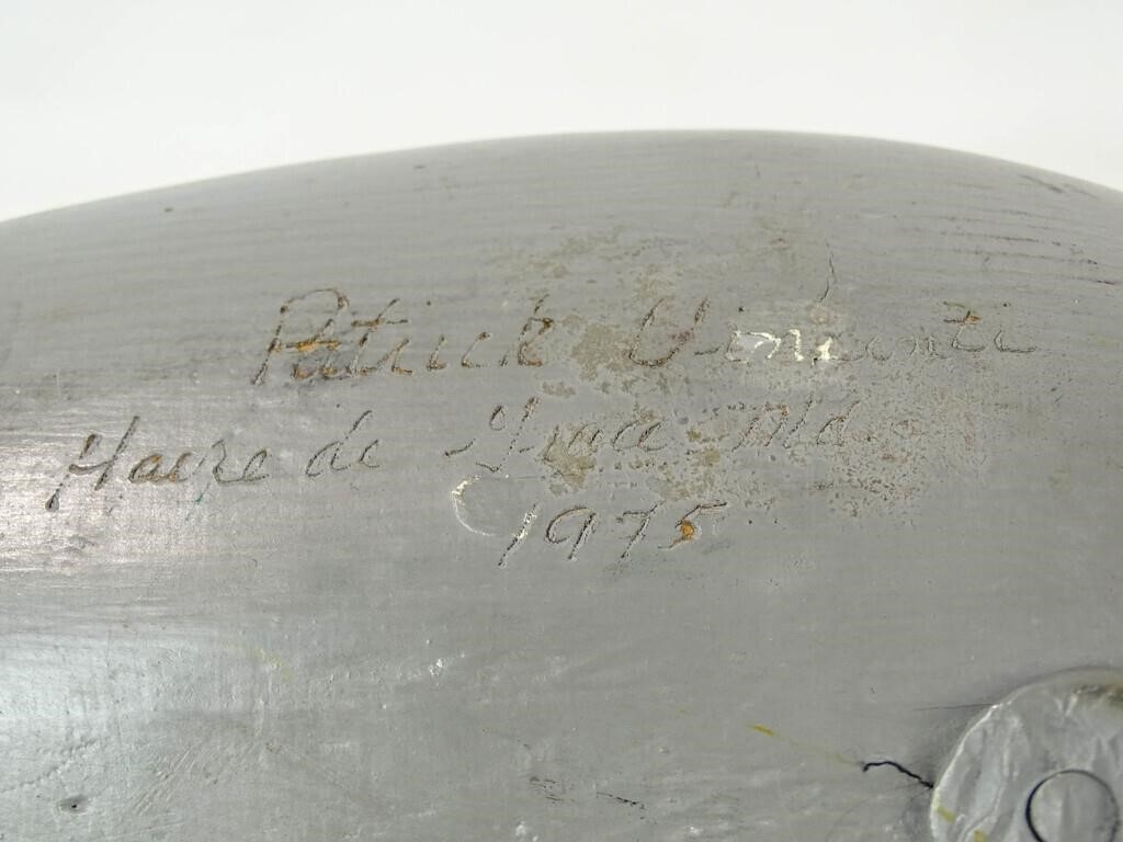 Artwork by Patrick Vincent, Decoy, Made of Carved and painted wood