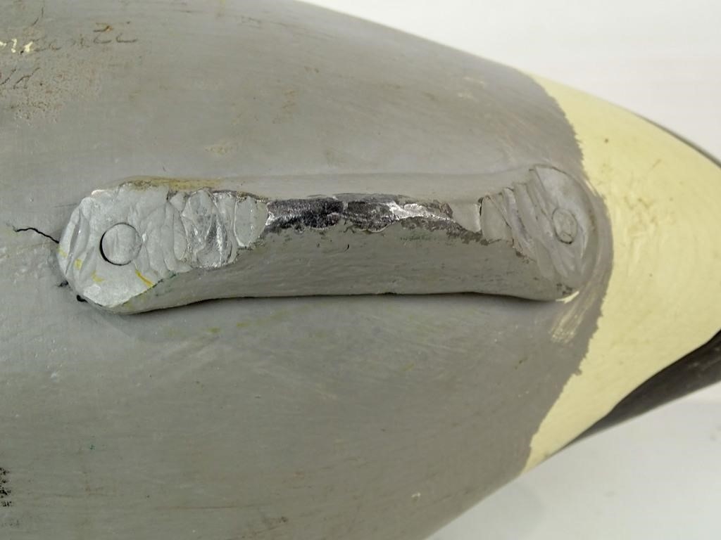 Artwork by Patrick Vincent, Decoy, Made of Carved and painted wood