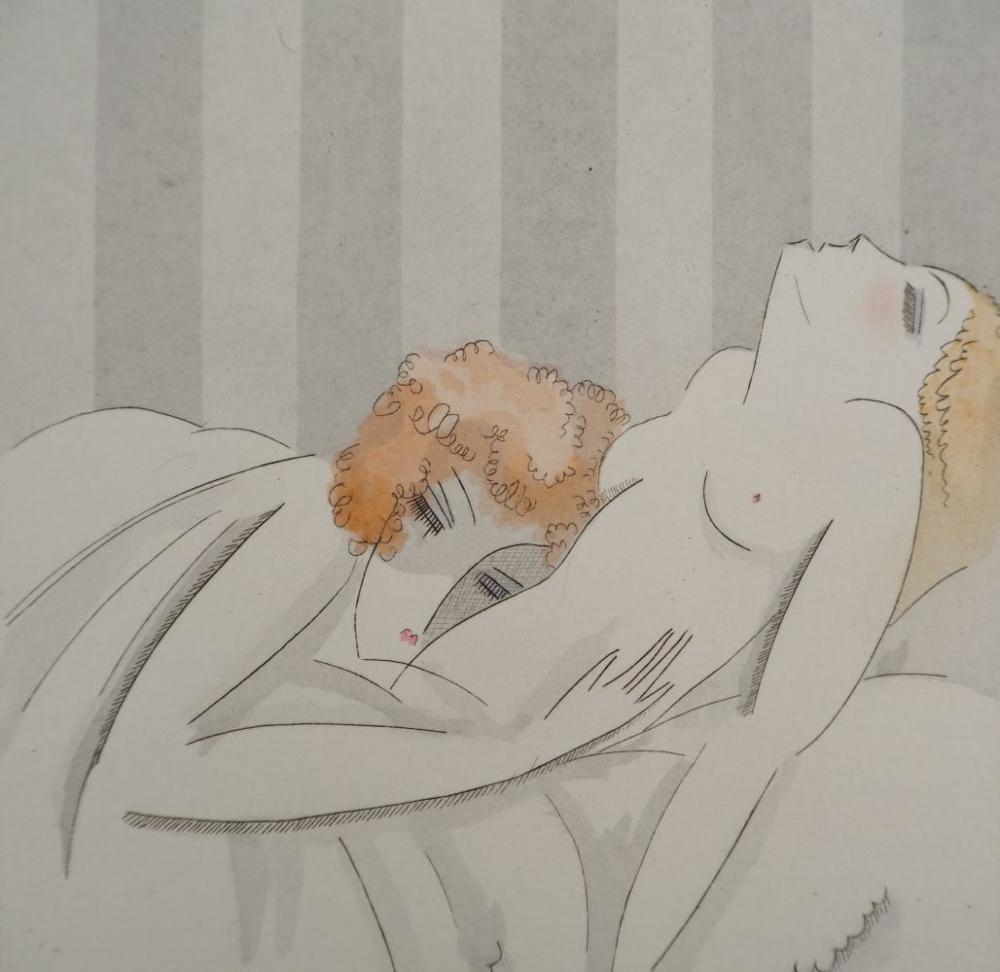 Artwork by Gustave Buchet, Gustave BUCHET - The Boarders, Made of Original etching