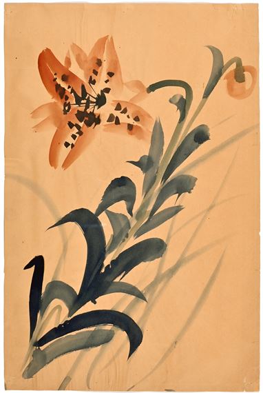 Rote Lilie by Johannes Itten, 1937