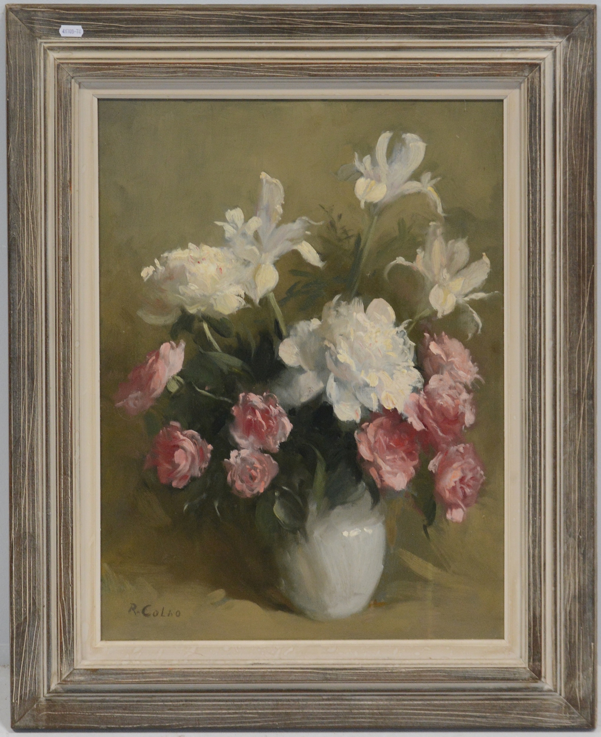 Rudolph Colao | Still life of flowers in a vase, | MutualArt