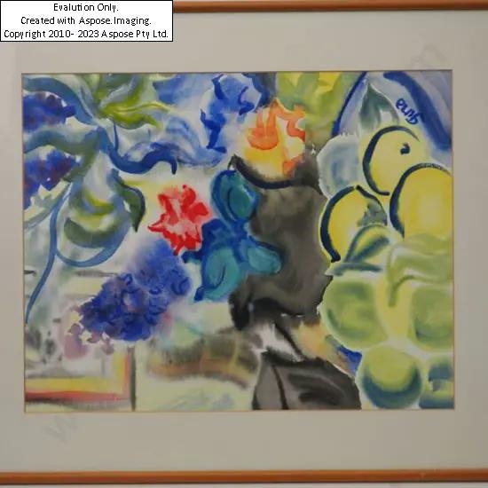 Artwork by Gina, Stylised Flowers, Made of Watercolour