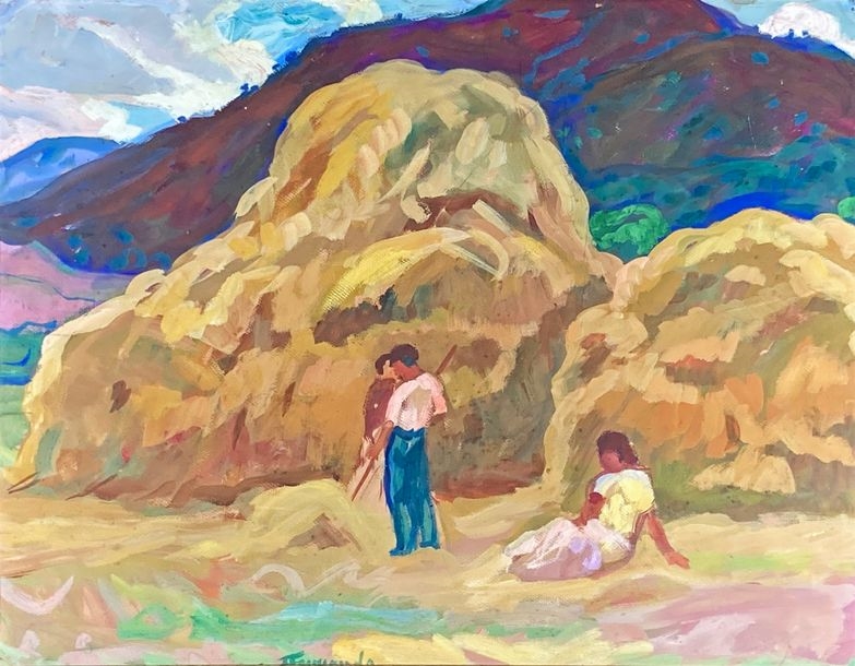 Augustin Ferrando | Harvest in Miliana | MutualArt