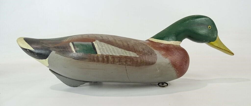 Artwork by Patrick Vincent, Decoy, Made of Carved and painted wood
