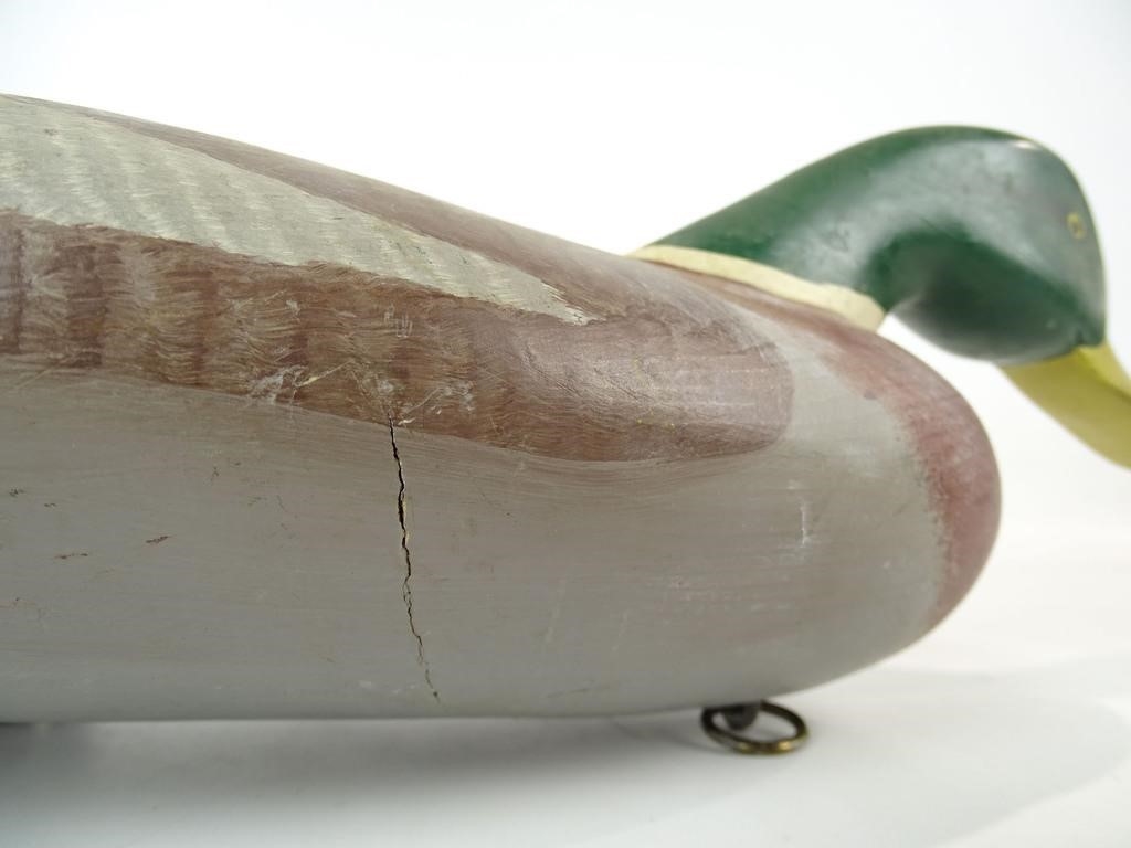 Artwork by Patrick Vincent, Decoy, Made of Carved and painted wood