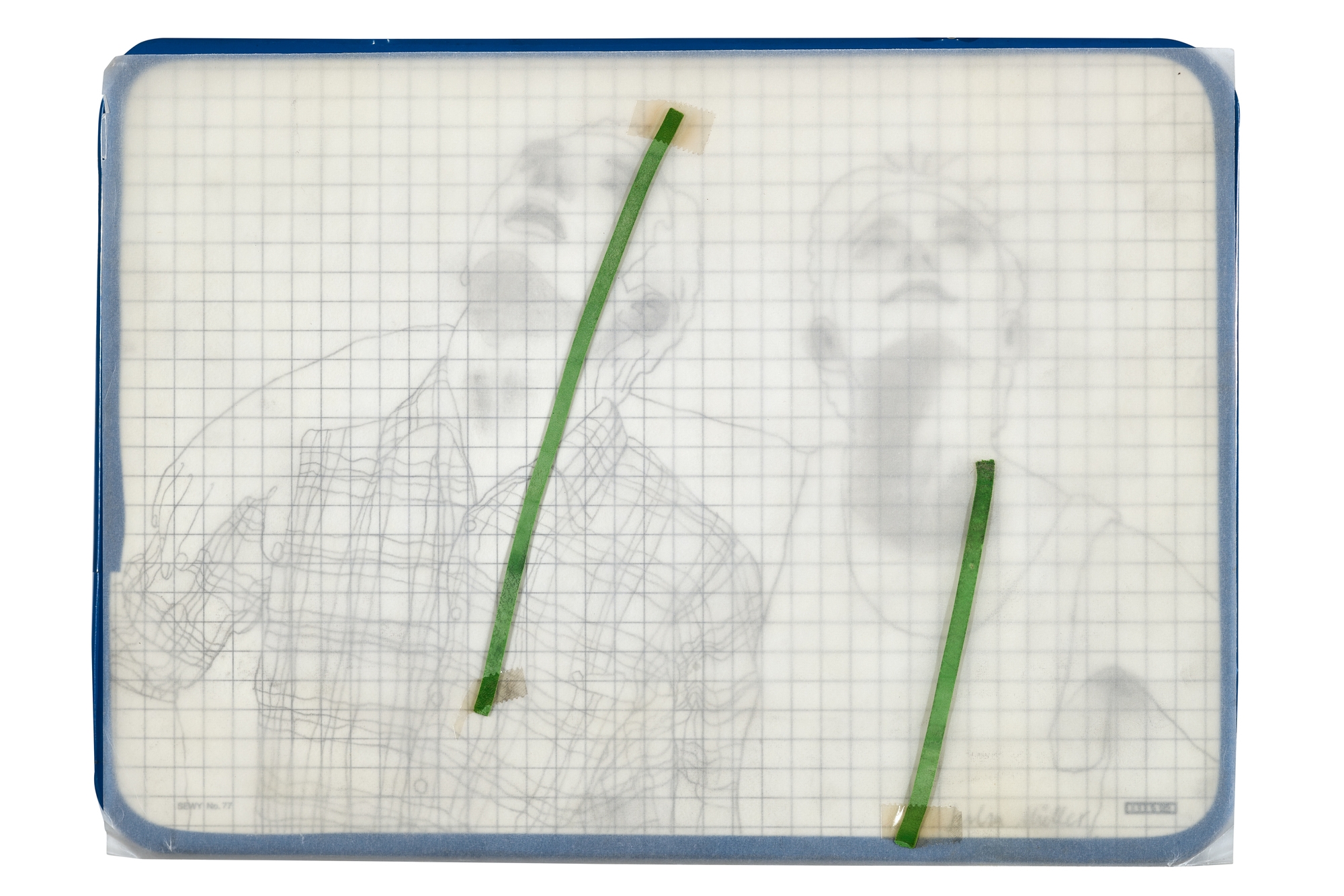 Artwork by Claudia & Julia Müller, Friedliche Tafel, Made of pencil drawing