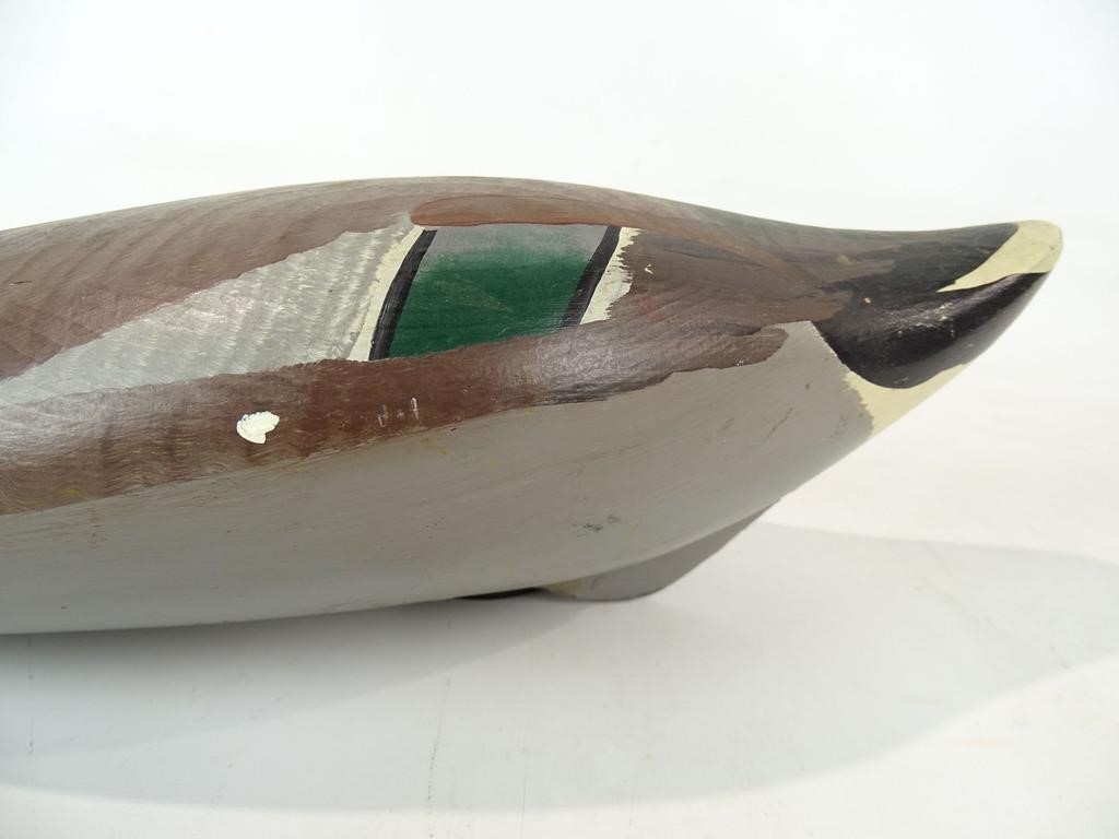 Artwork by Patrick Vincent, Decoy, Made of Carved and painted wood
