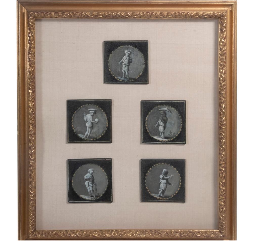 Artwork by Jacques Joseph Degault, JACQUES-JOSEPH DEGAULT (FRANCE, Made of Oil on cardstock