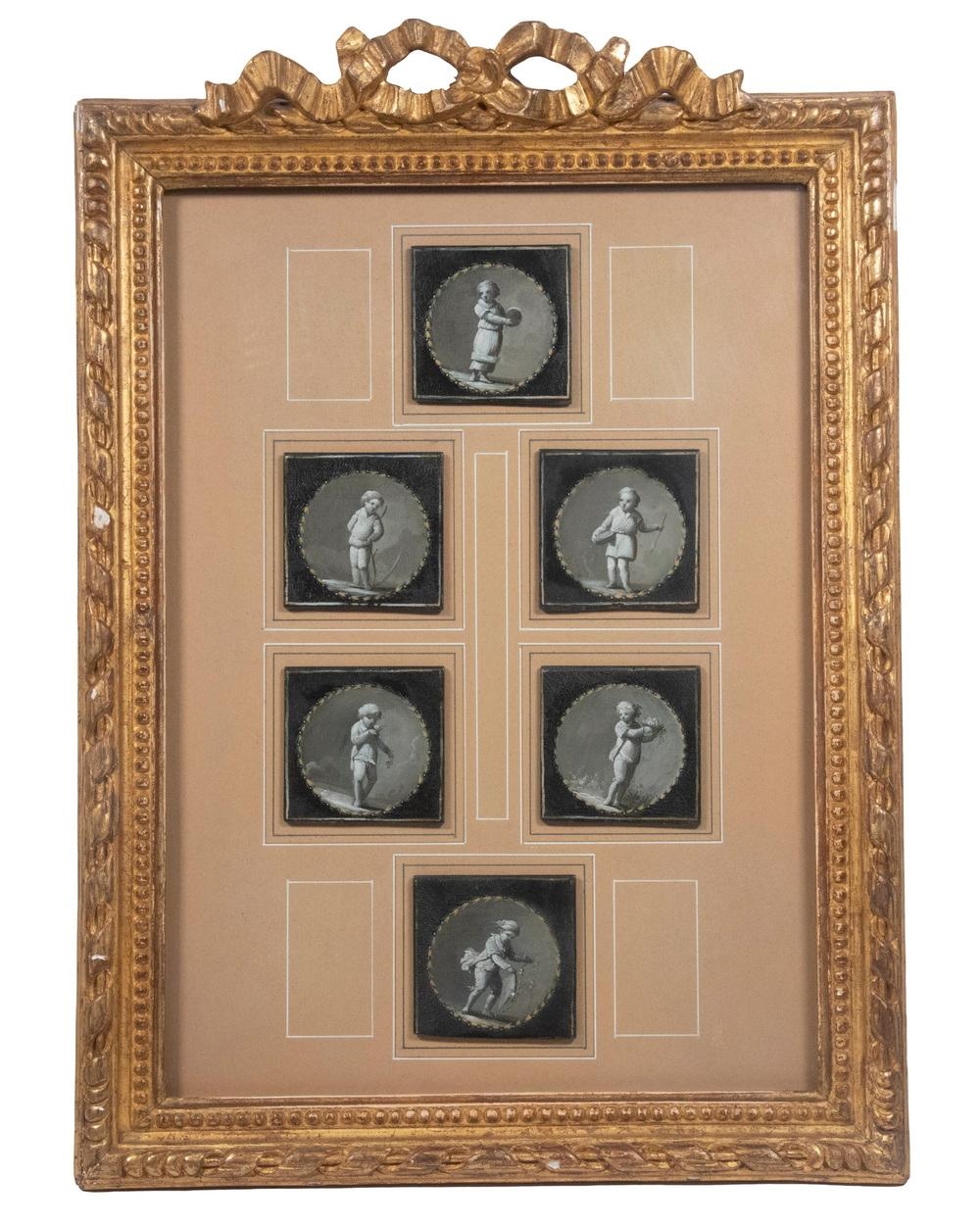 Artwork by Jacques Joseph Degault, JACQUES-JOSEPH DEGAULT (FRANCE, Made of Oil on cardstock