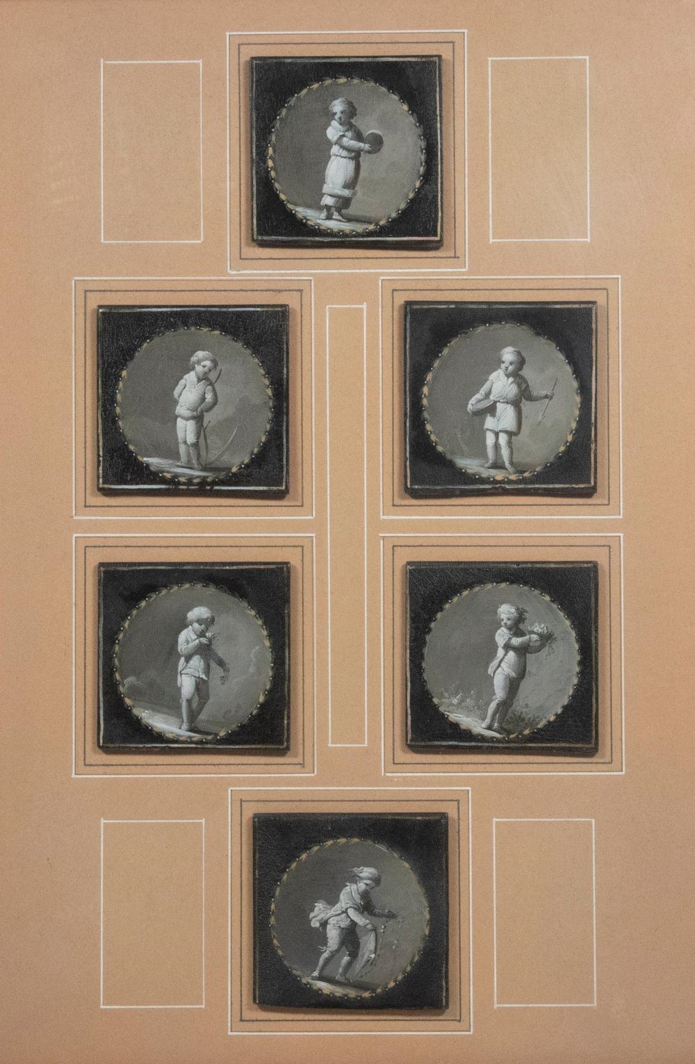 Artwork by Jacques Joseph Degault, JACQUES-JOSEPH DEGAULT (FRANCE, Made of Oil on cardstock