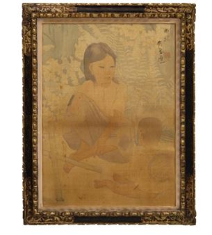 The Girl by Trinh Huu Ngoc (1912-1997), 39.5 - Trinh Huu Ngoc