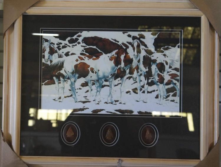 Bev Doolittle | Bev Doolittle Print With 3 Shadow Box Arrowheads ...