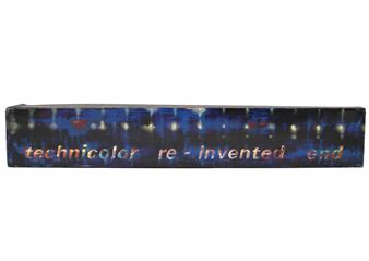 David Crimson "Technocolor.." Mixed Media on Metal - David Crimson