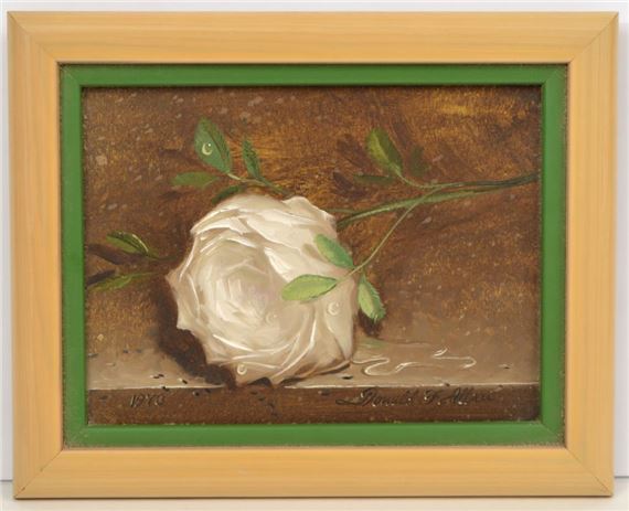 Donald Allan 'Rose' Oil Painting by Donald F. Allan, 1978