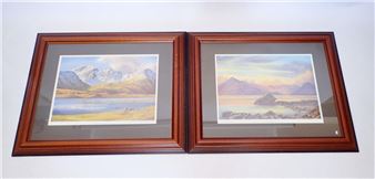 316/650 and 'Blaine and Clach Glas from Loch Slapin - Neil J. Barlow