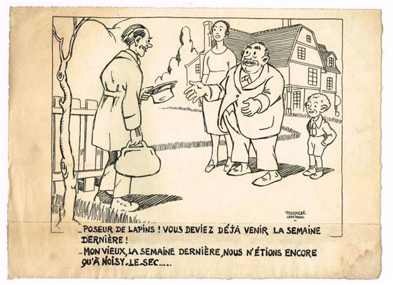 Marcel ARNAC (1886-1931, humorist and illustrator) / Set of - Lot 435 by Marcel Arnac