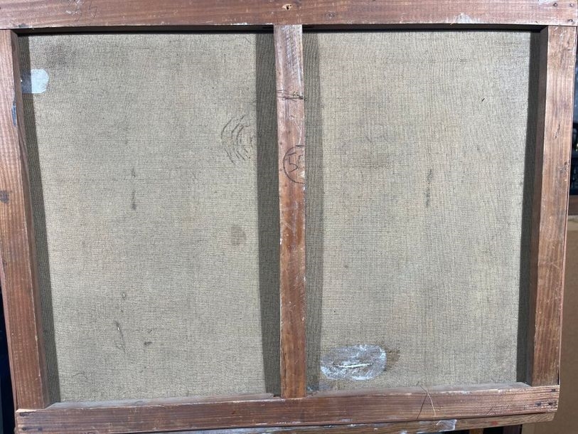 Artwork by J. Mahe, Breakfast with the grandparents, Made of Oil on canvas