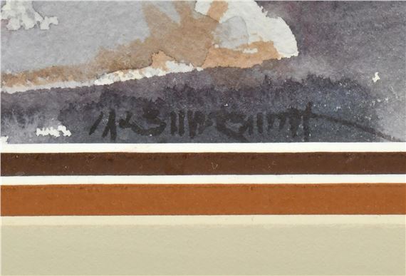 Mark Silversmith | MARK SILVERSMITH WESTERN WATERCOLORS (PAIR | MutualArt