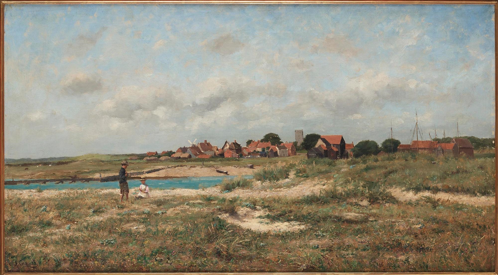 Alfred Conquest | Alfred Conquest, Summer Coastal Landscape | MutualArt