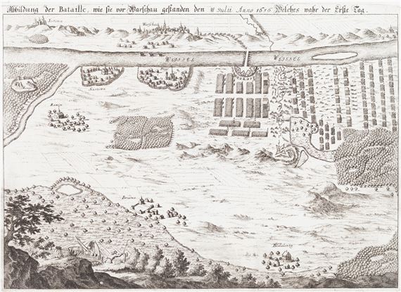 Matthäus Merian the Elder | The Battle of Warsaw during the Polish ...