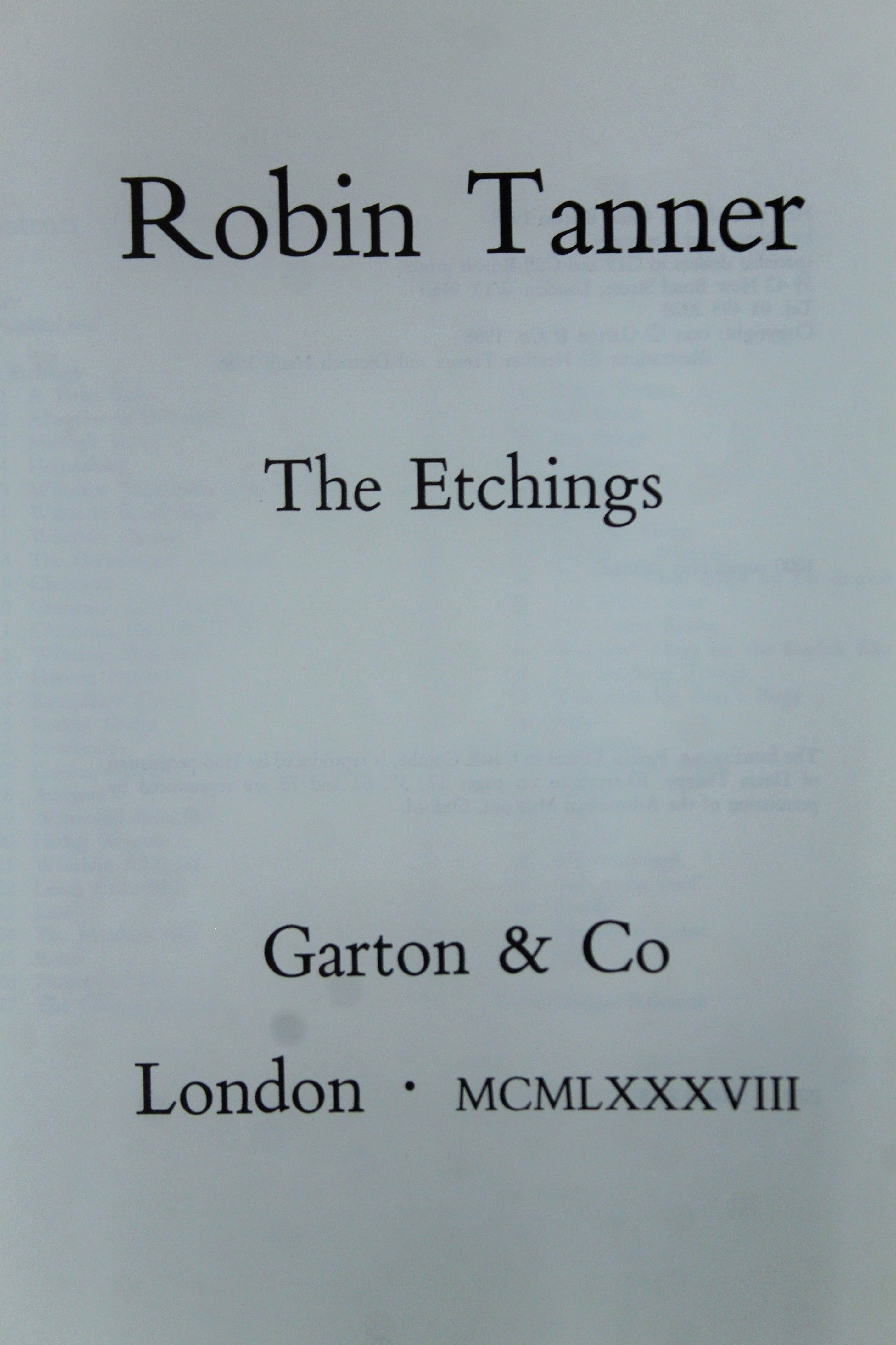 Robin Tanner | ROBIN TANNER (1904-1988) British (AR), a quantity of ...