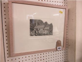 BRIAN HANSCOMB WOOD ENGRAVING - Brian Hanscombe