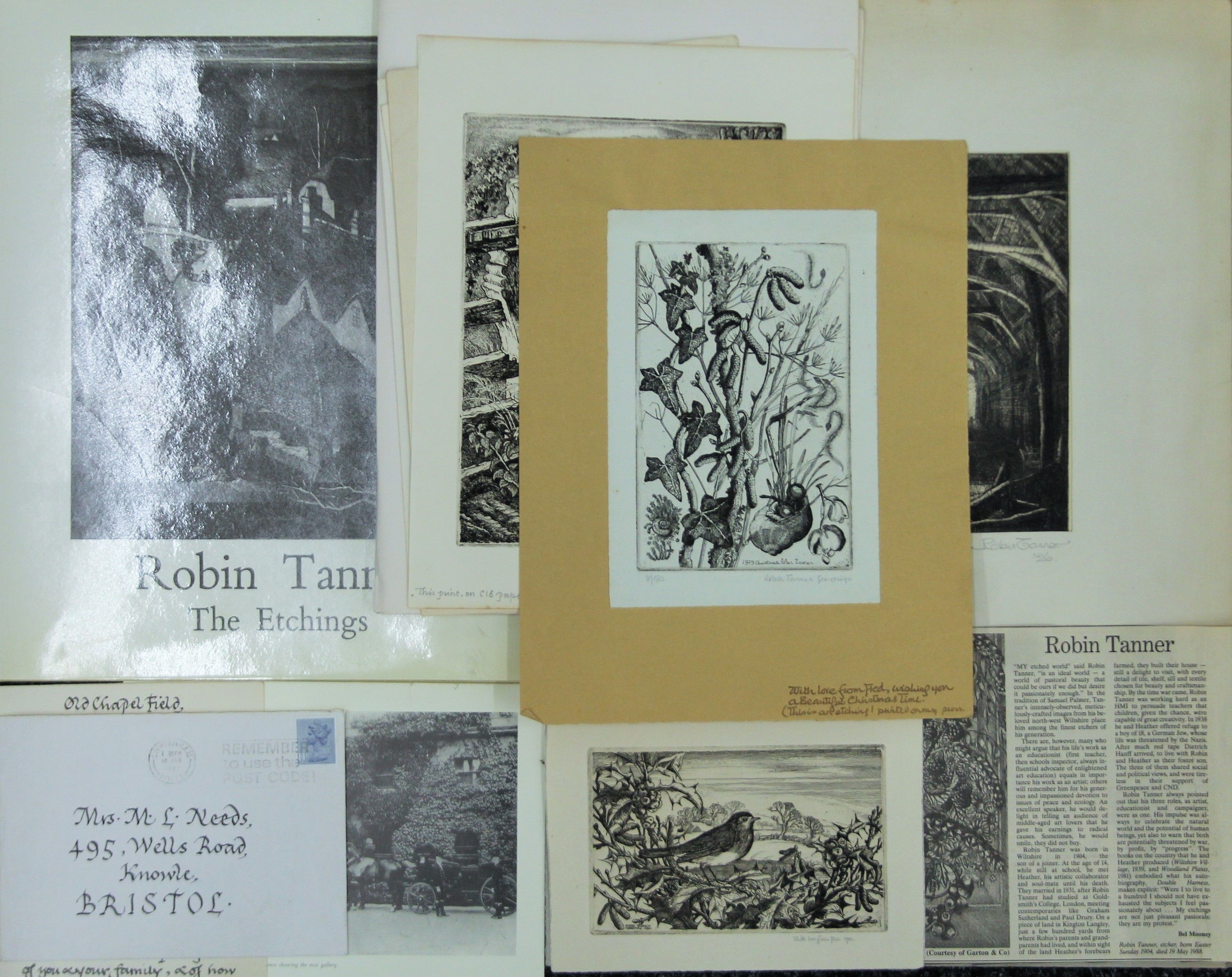 Robin Tanner | ROBIN TANNER (1904-1988) British (AR), a quantity of ...