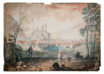 Animated mountain landscape - Johann KARL  Mullener