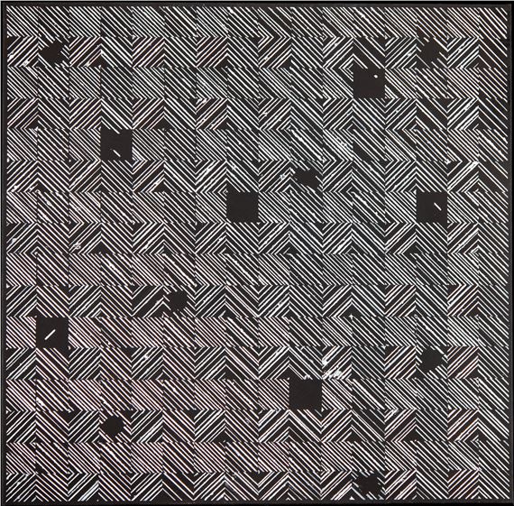 Diagonals-Squares by Kamill Major, 1975