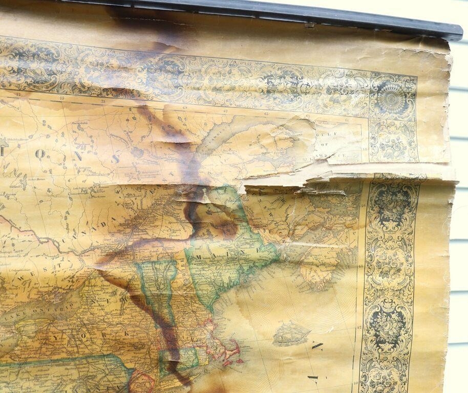 Jacob Monk | Wall Map, United States (1854) | MutualArt
