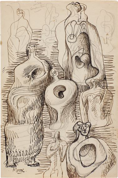 Henry Moore | Bone Constructions (1934 - 1935) | MutualArt
