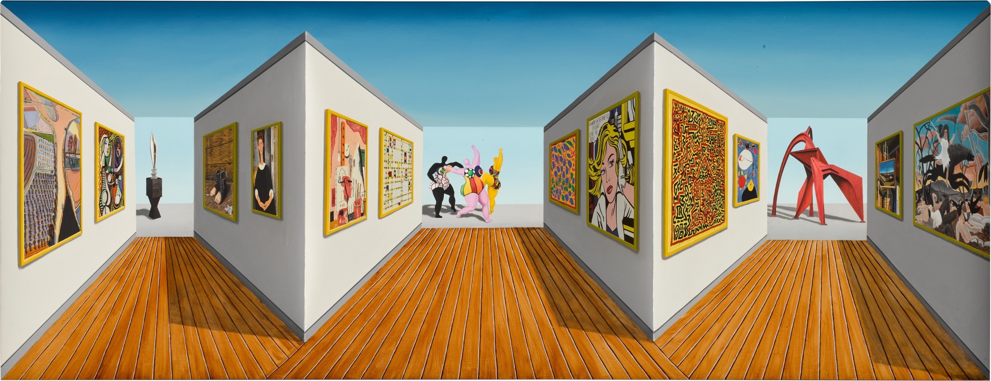 Patrick Hughes | Modern Classics (2017) | MutualArt
