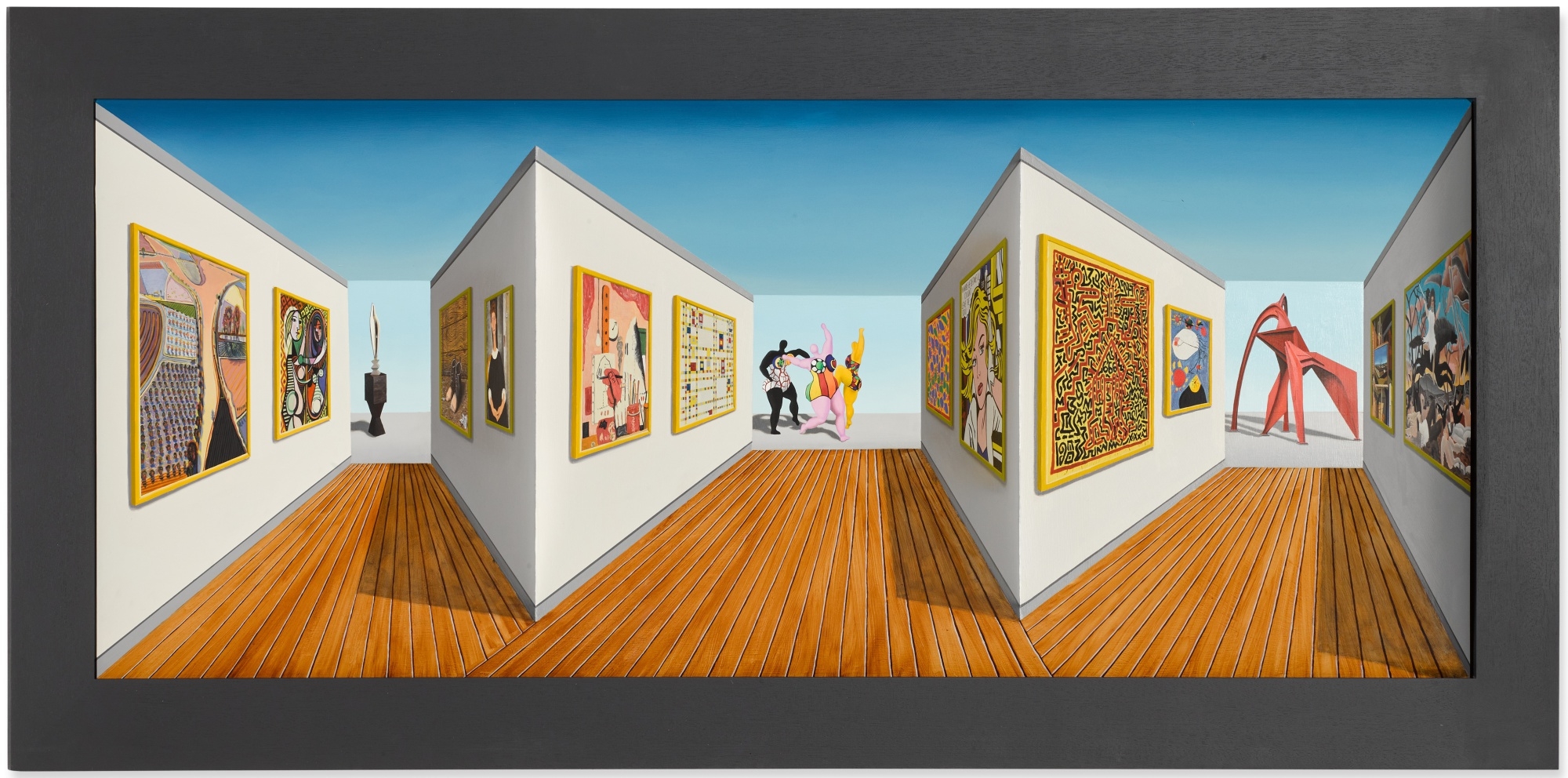 Patrick Hughes | Modern Classics (2017) | MutualArt
