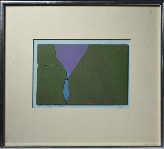 Louis Safer (American, 1913 - 2002), Acrylic by Louis Safer, 1975