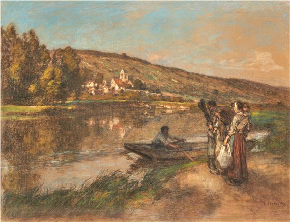 Le Passeur , 1911 by Léon-Augustin L'Hermitte, 1911