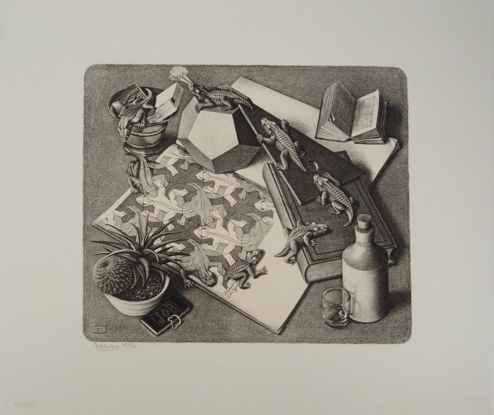 Maurits Cornelis Escher MC ESCHER Still Life With Reptiles 2008 