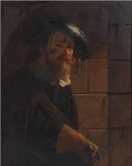 THEATRICAL PORTRAIT - J. Vickery