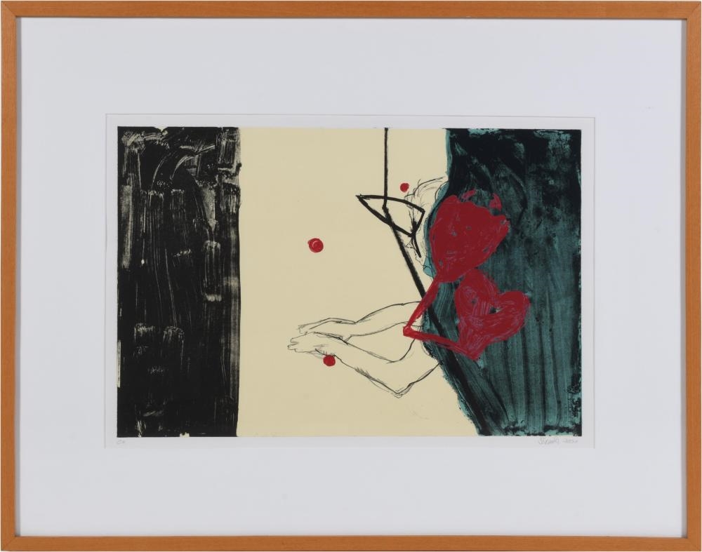 Artwork by Markus Lörwald, OHNE TITEL #4 (UNTITLED #4) -- 2004, Made of Lithograph