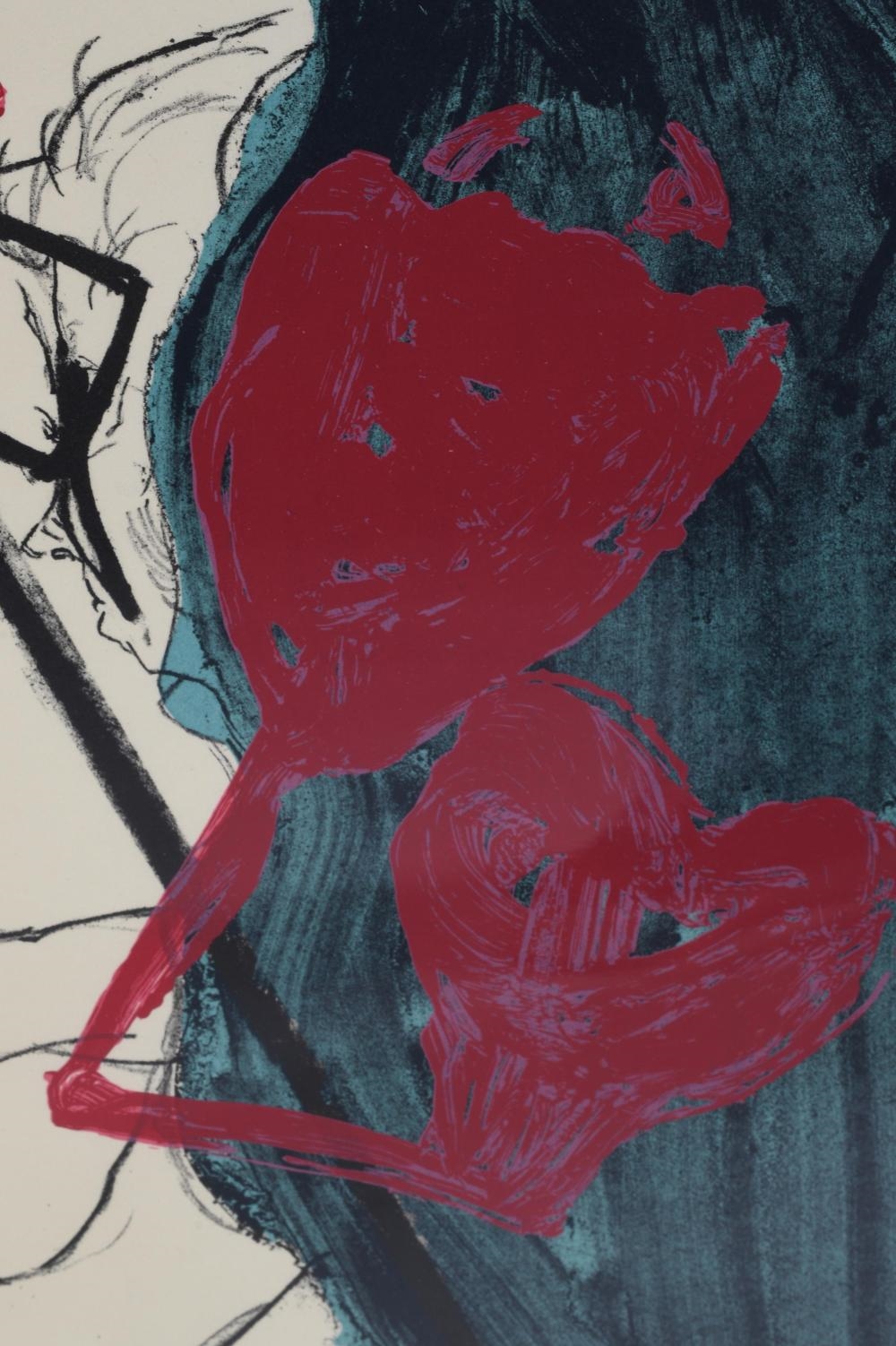 Artwork by Markus Lörwald, OHNE TITEL #4 (UNTITLED #4) -- 2004, Made of Lithograph