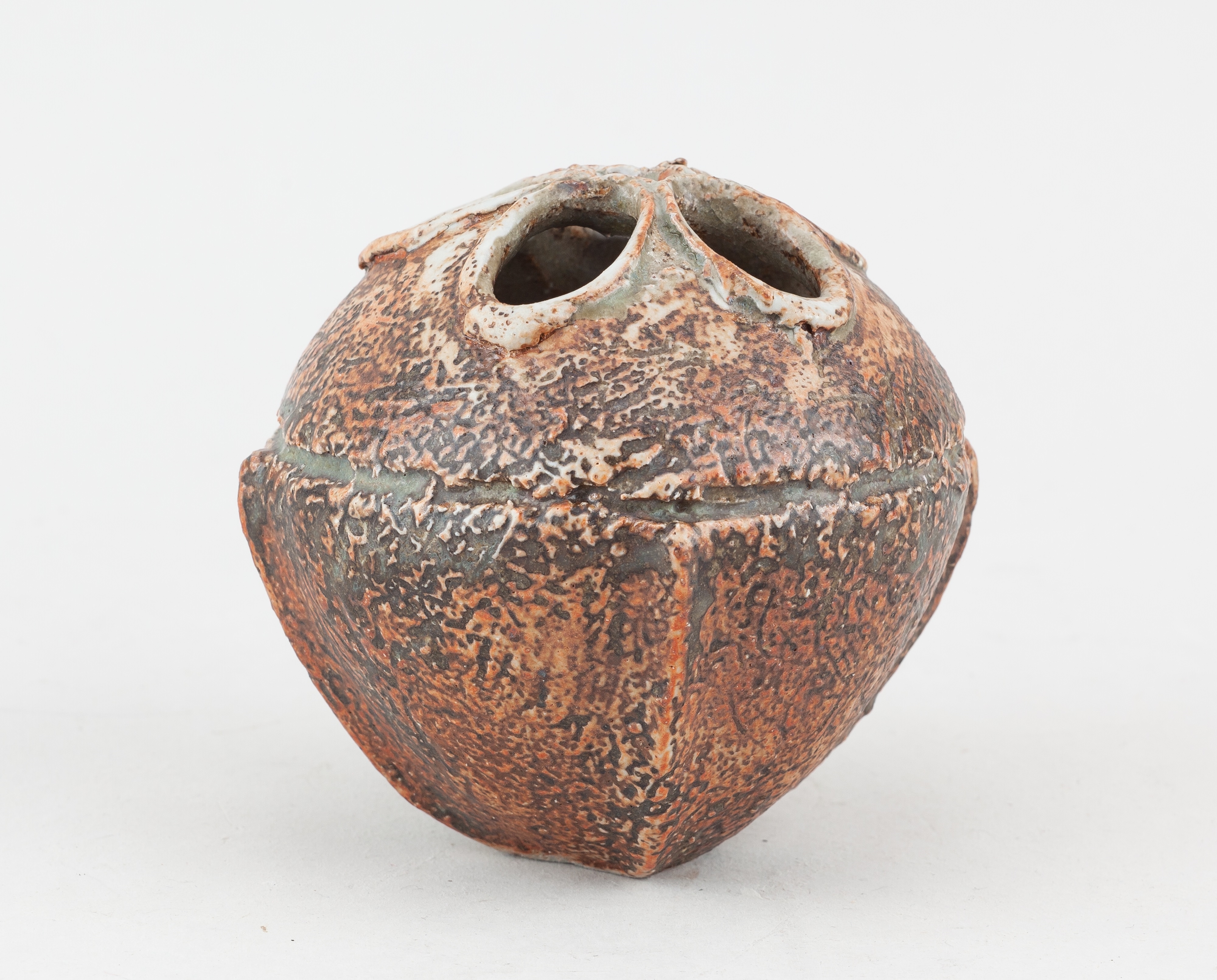 Alan Wallwork | ALAN WALLWORK (1931-2019); a stoneware seed pod form ...