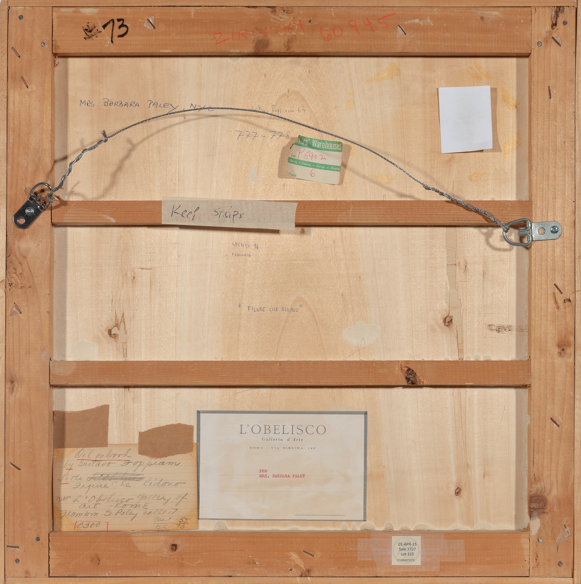 Artwork by Gustavo Foppiani, Figure che ridono, Made of Oil on panel