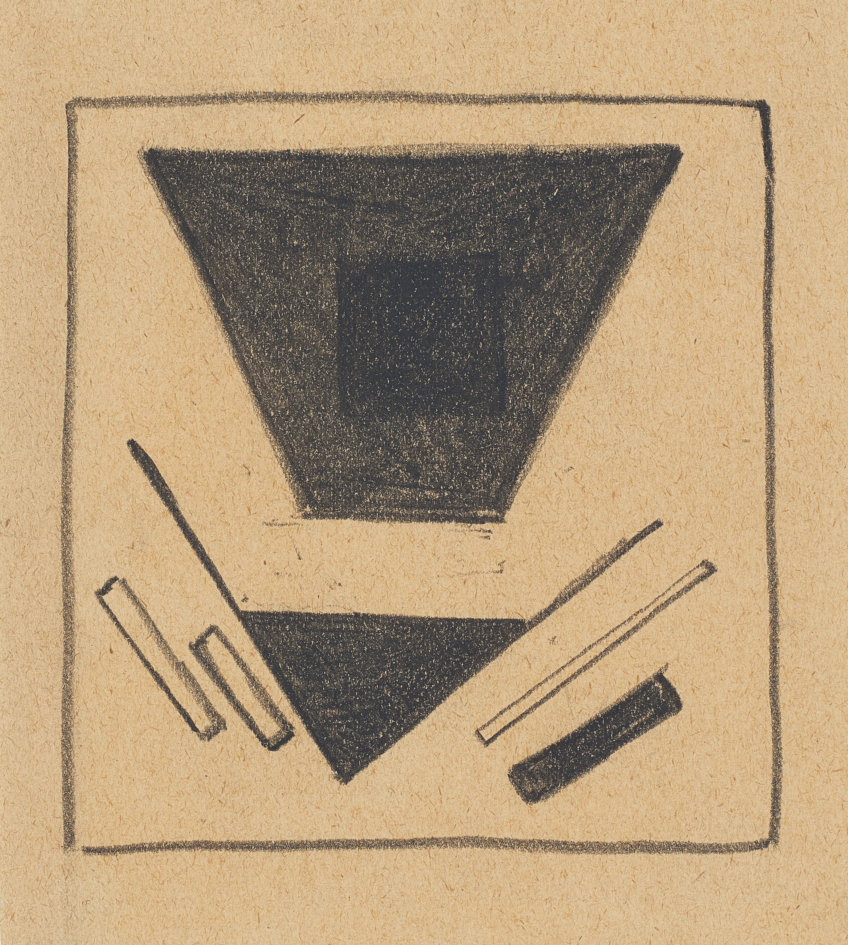 Kazimir Malevich | Suprematist Composition—Projected Plane (1915 ...