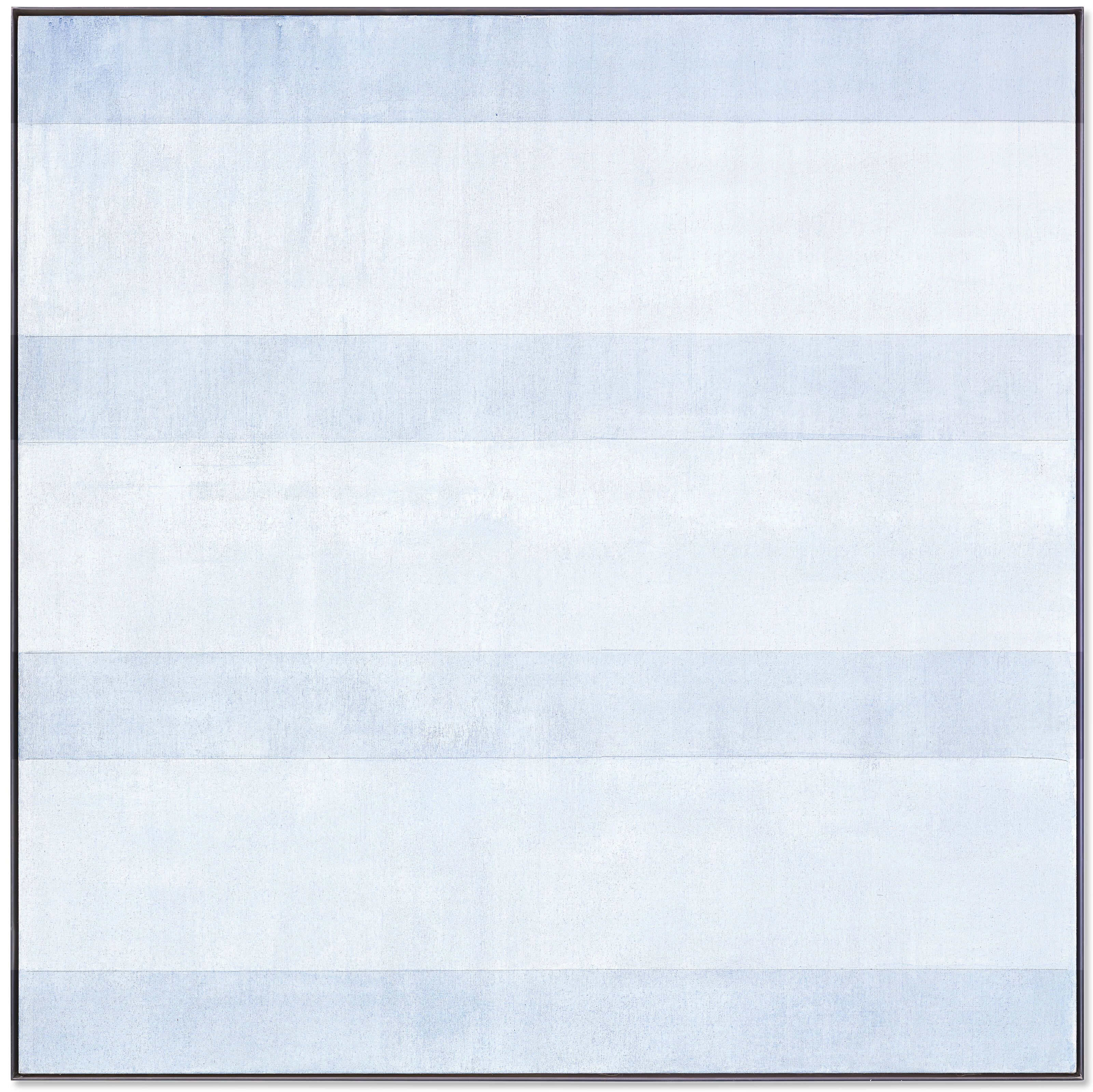 Artwork by Agnes Martin, Untitled #6, Made of acrylic and graphite on canvas