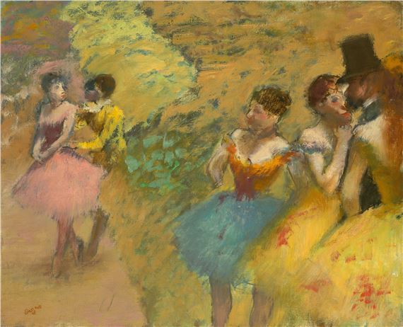 Danseuses (Les coulisses de l'Opéra by Edgar Degas, Painted circa 1886